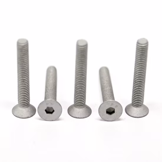 Pernos de cabeza avellanada hexagonal M8X4