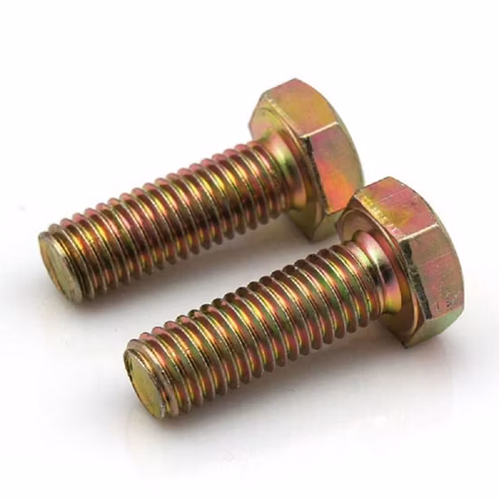 Perno de tornillo de brida hexagonal con rosca completa de 12 puntos al por mayor con arandela