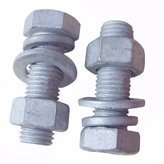 Precio de fábrica chino Hardware de sujeción Acero inoxidable grado 8,8 Acero al carbono DIN931 DIN933 Tuerca y perno de cabeza hexagonal