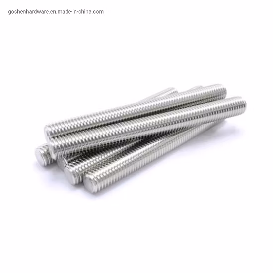 Varillas roscadas de acero inoxidable SS304 o SS316 A2 A4 DIN975 M2